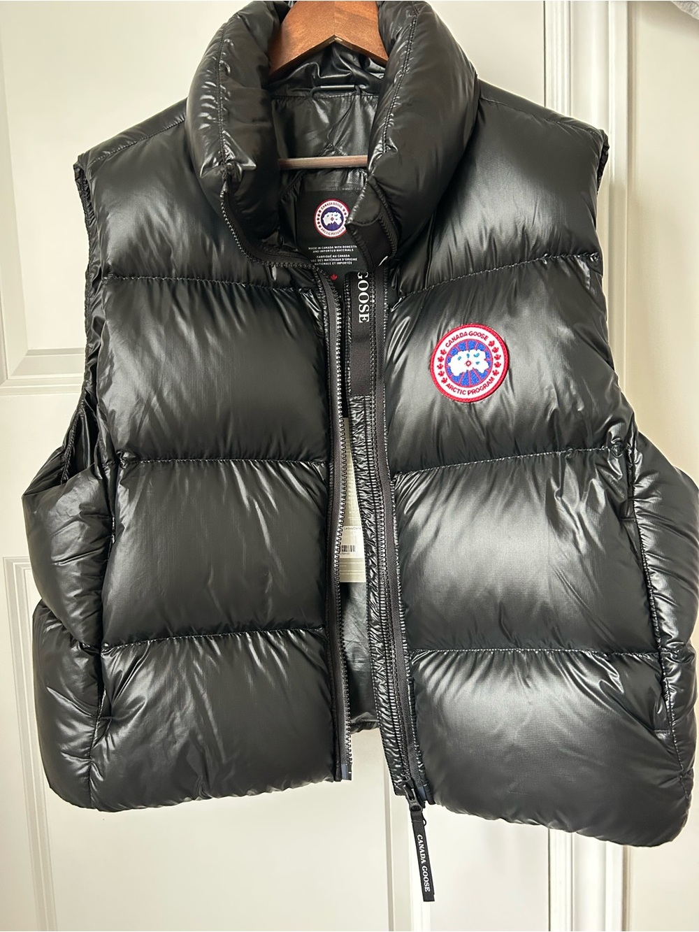 Canada Goose Cypress Women’s Black Puffer Vest NEW
